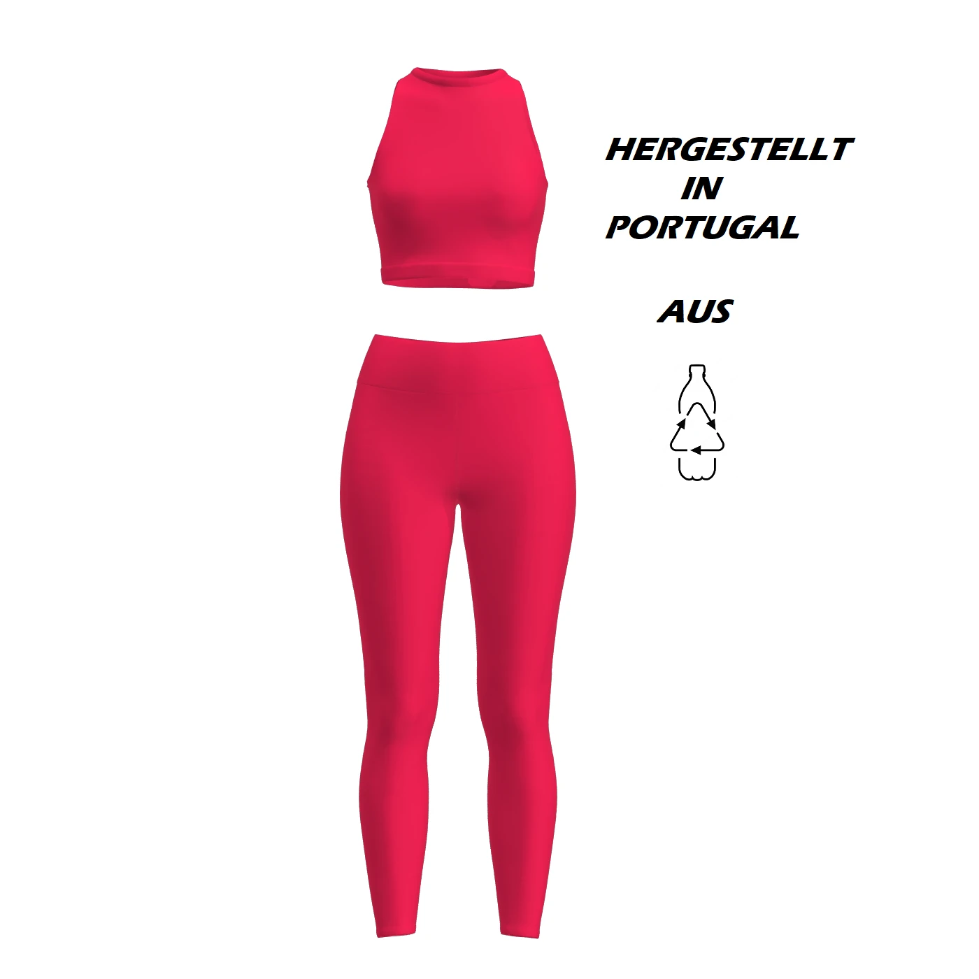 Better Future Leggings & Bra Set Power Red